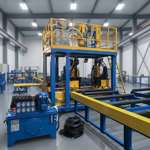 CNC Horizontal Submerged Arc Welding Production Line for H Beam