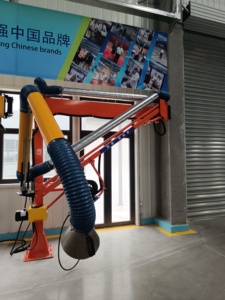 8m Arm Electric Lifting Handling Welding Fume 80kg Load Welding Boom Machine