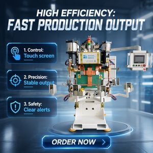 Automatic Pneumatic Two Head Nut Spot Welding Machine