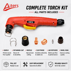 Compatible CB70 Plasma Cutter Torch Body 70A CP70 CB70 Cutting Torch With Central Connector