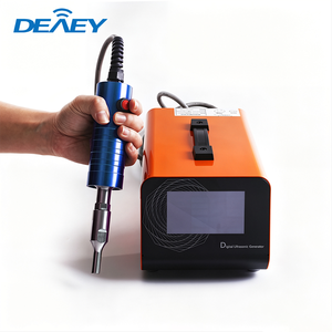Devey New Ultrasonic Spot Welder Handheld Pistol Type 800W 28KHz AC 220V Custom Logo Plastic Blister Packaging Welding Machine