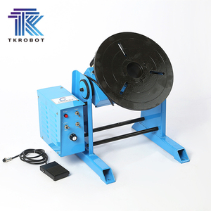 TKweld Mini 1 Axial Rotator Small Payload 10kg 15kg Welding Rotary Table Positioner with Fixture Chuck