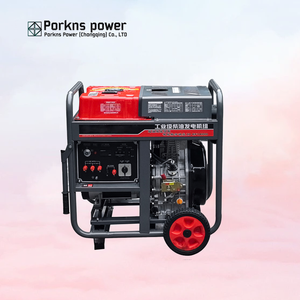 Porkns Power 5kw 7kva 8kva Engine Driven Welder Generator Inverting