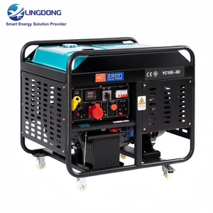 Yuchai 3 Phase 15kW Diesel Welder Generator Set Silent Type 15kVA